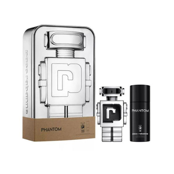 PACO RABANNE MEN'S PHANTOM EDT 100ML GIFT SET